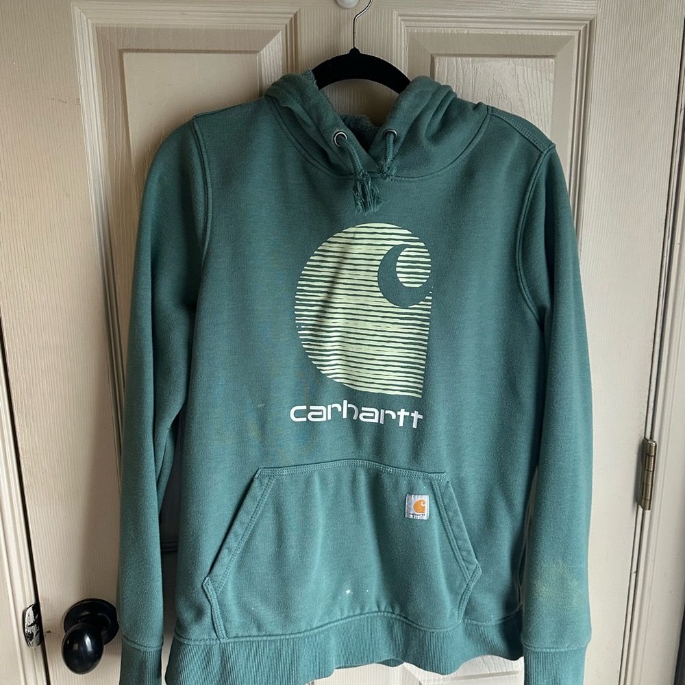 Carhartt Green Hoodie Sweater